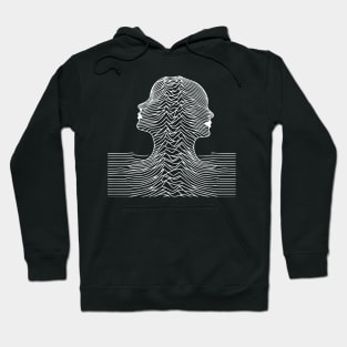 waves woman design Hoodie